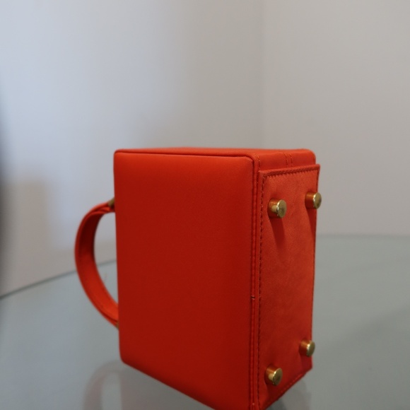 Like New Brandon Blackwood Orange Nylon Mini Kendrick Trunk - Picture 4 of 8